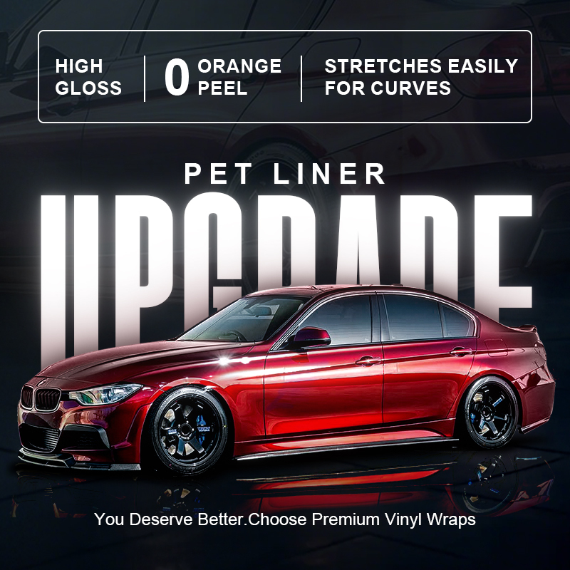 Ravoony Plus Gloss Midnight Blue Car Vinyl Wrap