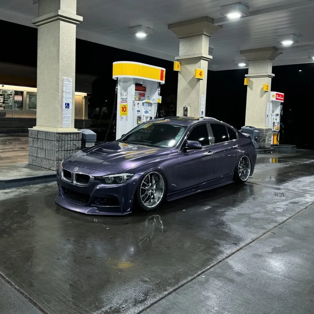 Ravoony Plus PET Gloss Metallic Rosemary Purple Car Wrap