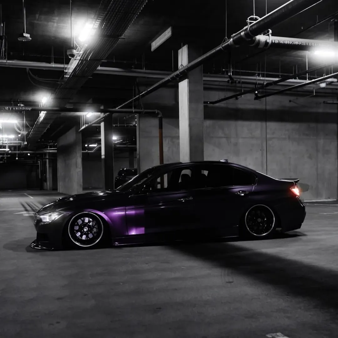 Ravoony Plus PET Gloss Metallic Rosemary Purple Car Wrap