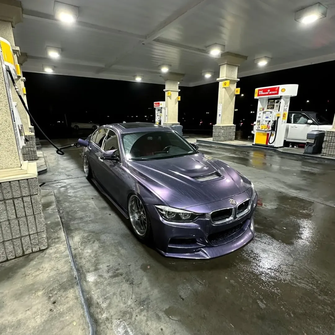 Ravoony Plus PET Gloss Metallic Rosemary Purple Car Wrap