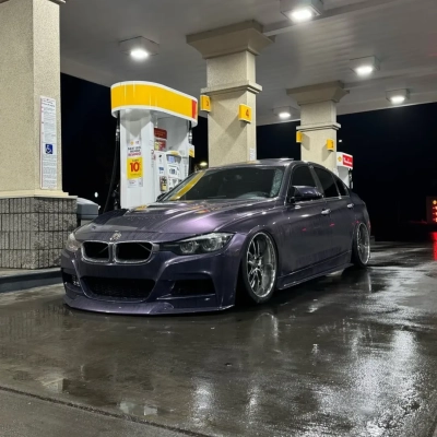 Ravoony Plus PET Gloss Metallic Rosemary Purple Car Wrap 02