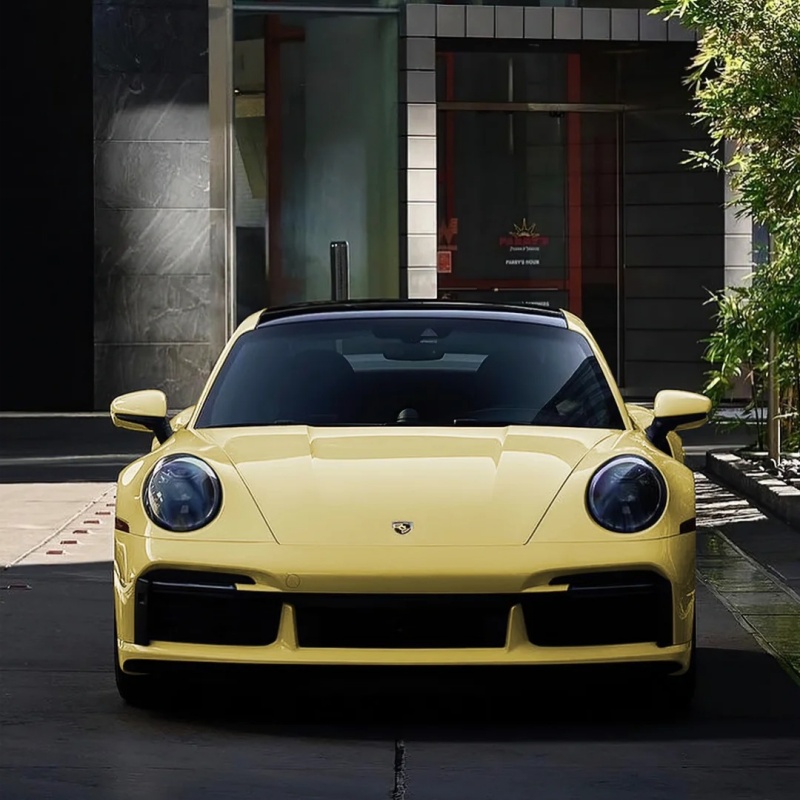 Ravoony Plus PET Glossy Sunbath Yellow Car Wrap