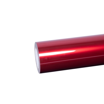 Ravoony Plus Gloss Metallic Vampire Red Vinyl Car Wrap 02