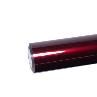 Ravoony Plus Liquid Metallic Dragon Blood Red Vinyl Car Wrap 02