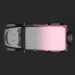 Ravoony Plus Customized Black To Pink Gradient Vinyl Wrap