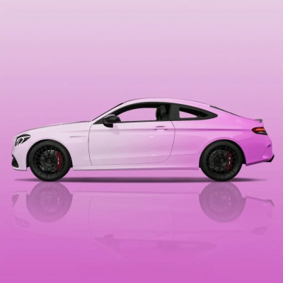 Ravoony Plus Customized Pink Gradient Vinyl Wrap 01