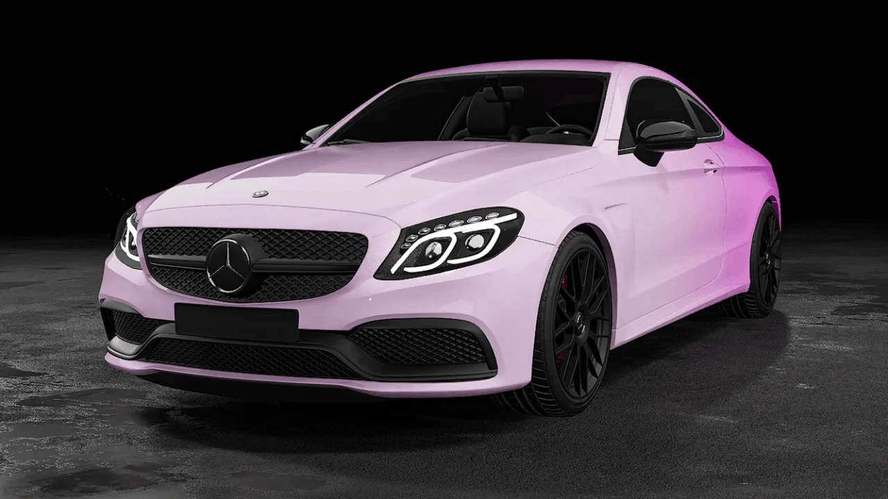 Ravoony Plus Customized Pink Gradient Vinyl Wrap