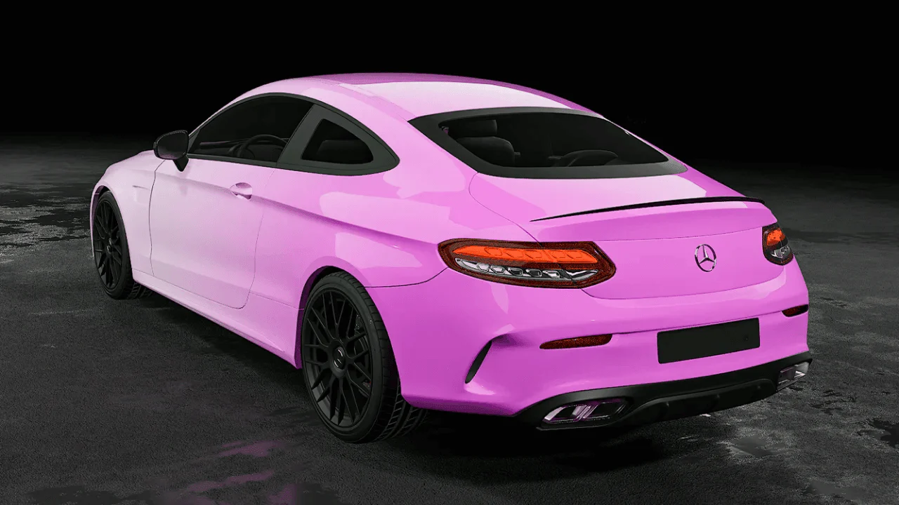 Ravoony Plus Customized Pink Gradient Vinyl Wrap