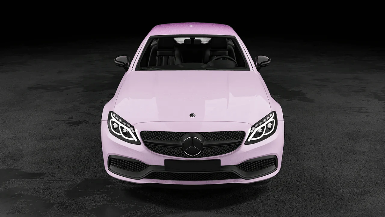 Ravoony Plus Customized Pink Gradient Vinyl Wrap