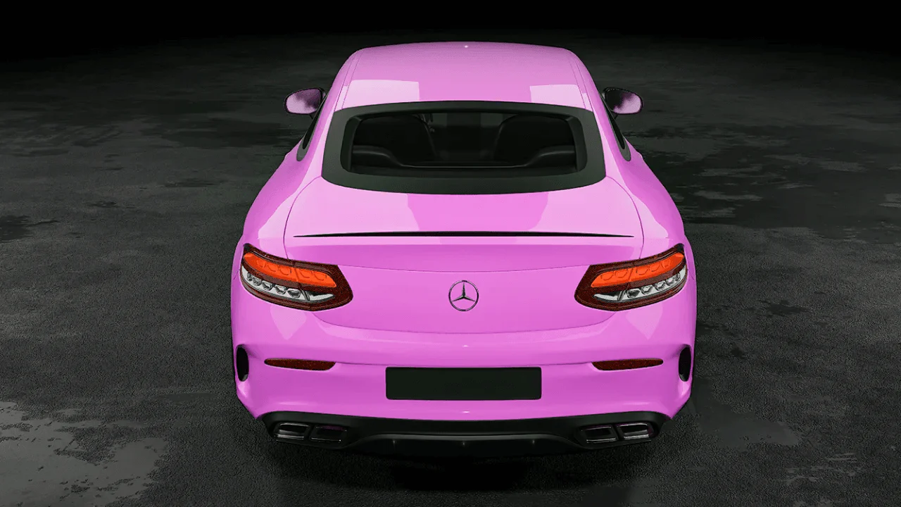 Ravoony Plus Customized Pink Gradient Vinyl Wrap