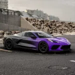 Ravoony Plus Customized Purple Black Gradient Car Wrap