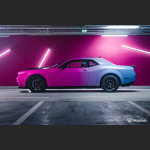 Ravoony Plus Customized Pink Blue Gradient Vinyl Wrap