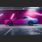 Ravoony Plus Customized Pink Blue Gradient Vinyl Wrap