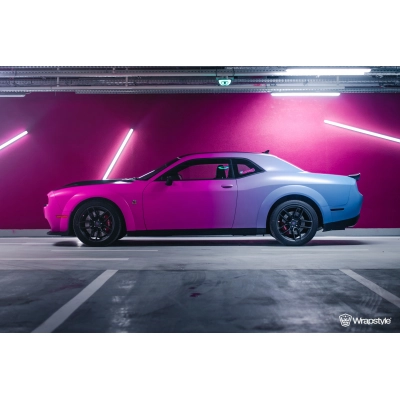 Ravoony Plus Customized Pink Blue Gradient Vinyl Wrap 01