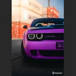 Ravoony Plus Customized Pink Blue Gradient Vinyl Wrap