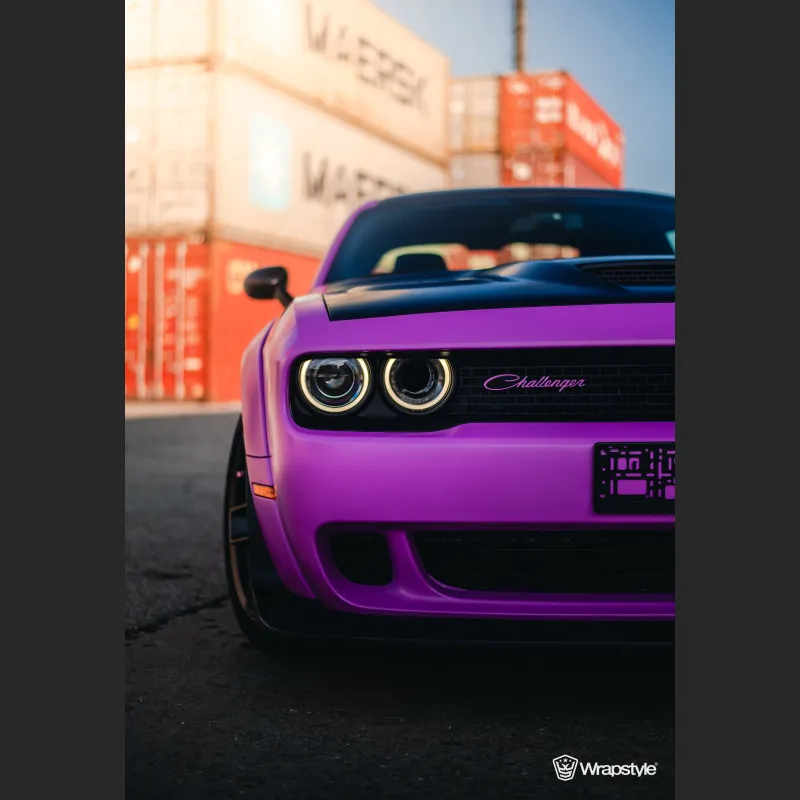 Ravoony Plus Customized Pink Blue Gradient Vinyl Wrap