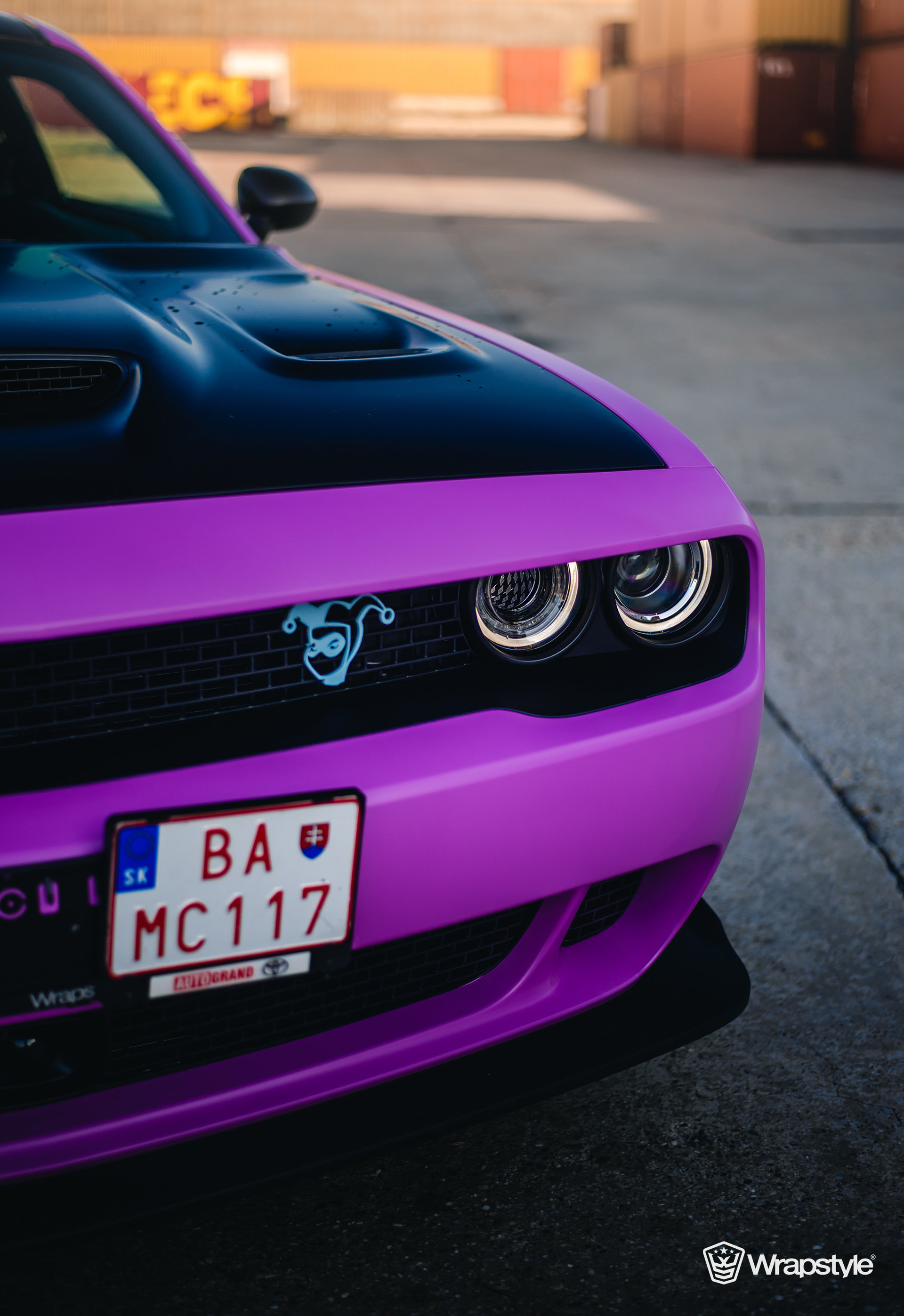 Ravoony Plus Customized Pink Blue Gradient Vinyl Wrap