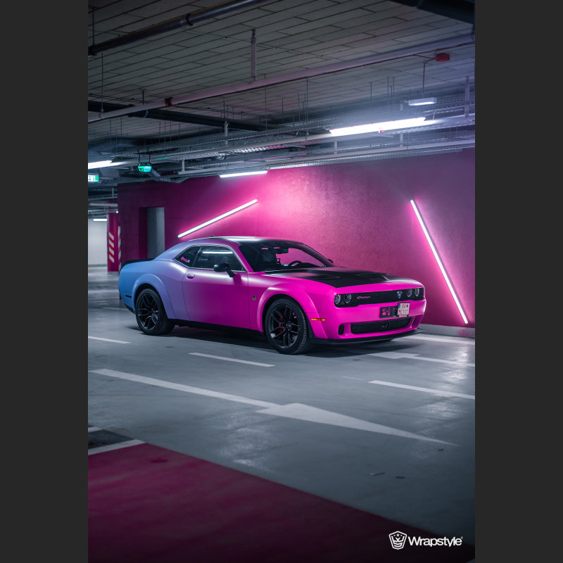 Ravoony Plus Customized Pink Blue Gradient Vinyl Wrap