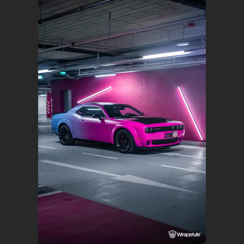 Ravoony Plus Customized Pink Blue Gradient Vinyl Wrap