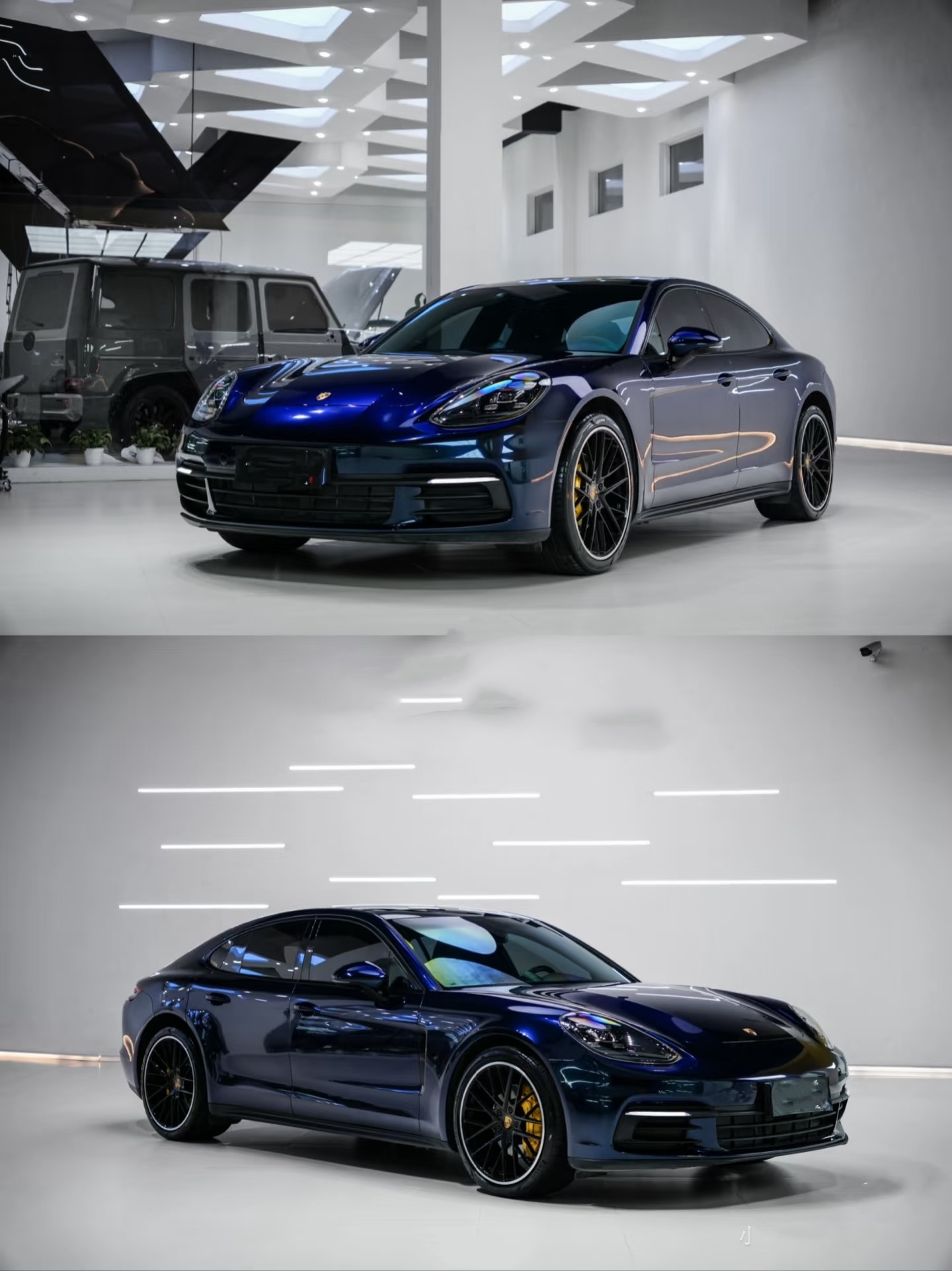 Ravoony Plus Gloss Ghost Midnight Blue Car Vinyl Wrap