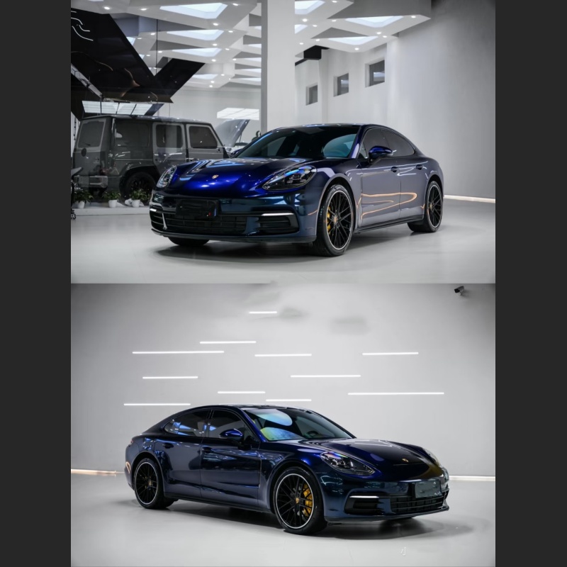 Ravoony Plus Gloss Midnight Blue Car Vinyl Wrap