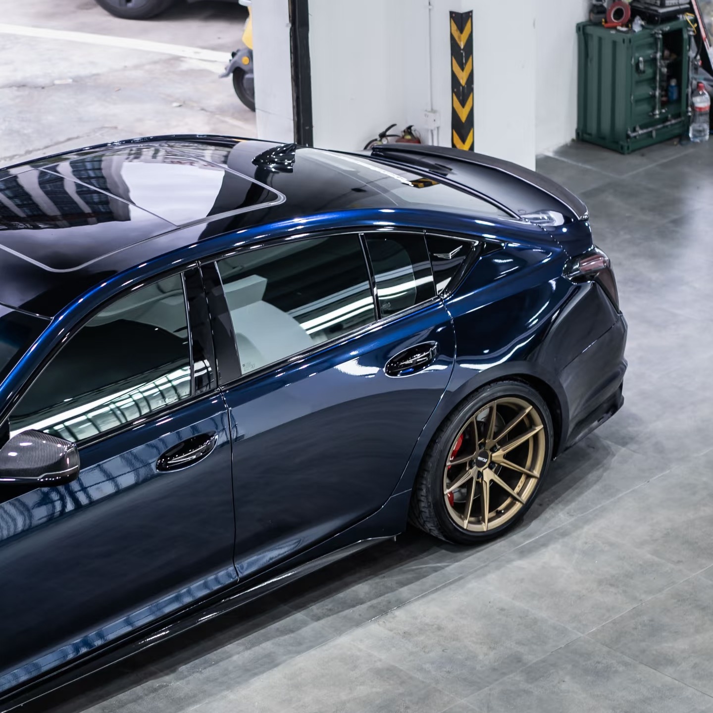 Ravoony Plus Gloss Ghost Midnight Blue Car Vinyl Wrap