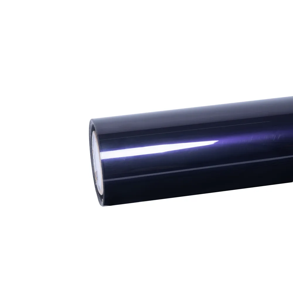Ravoony Plus Gloss Midnight Purple Car Vinyl Wrap