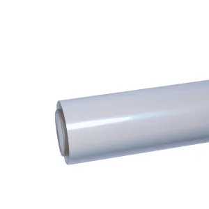 Ravoony Plus Glossy Diamond Blue White Car Vinyl Wrap