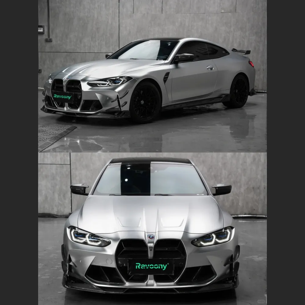 Ravoony Plus Matte Chrome Alexander Silver Metallic Vinyl Wrap