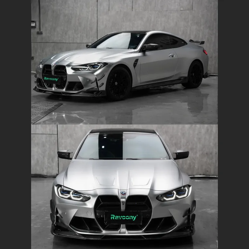 Ravoony Plus Matte Chrome Alexander Silver Metallic Vinyl Wrap