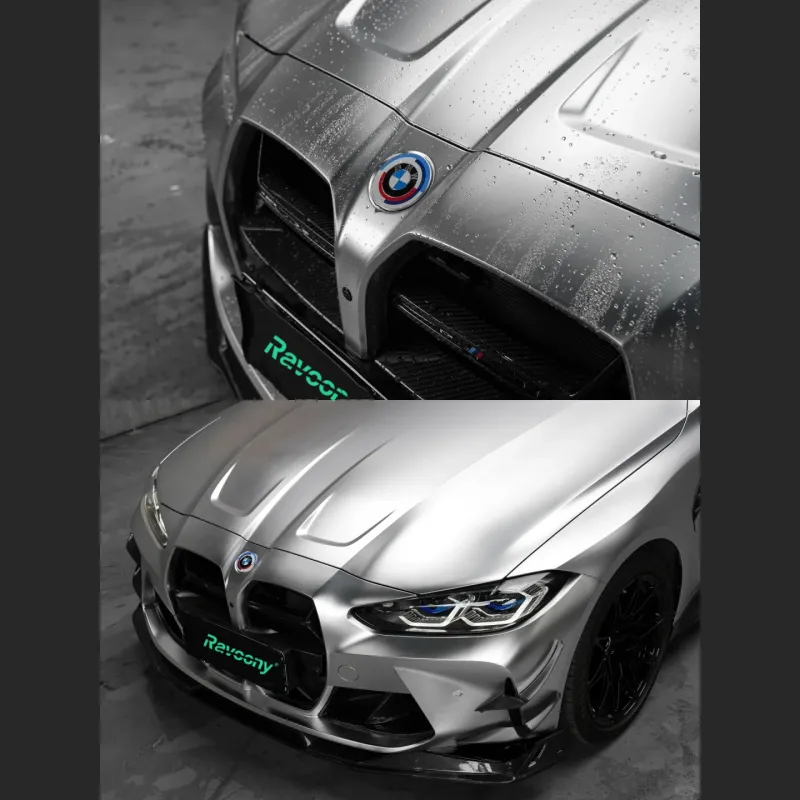 Ravoony Plus Matte Chrome Alexander Silver Metallic Vinyl Wrap