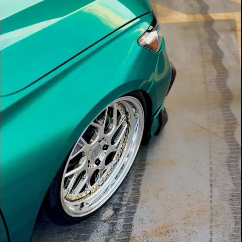 Ravoony Plus Metallic Paint Emerald Green Car Vinyl Wrap