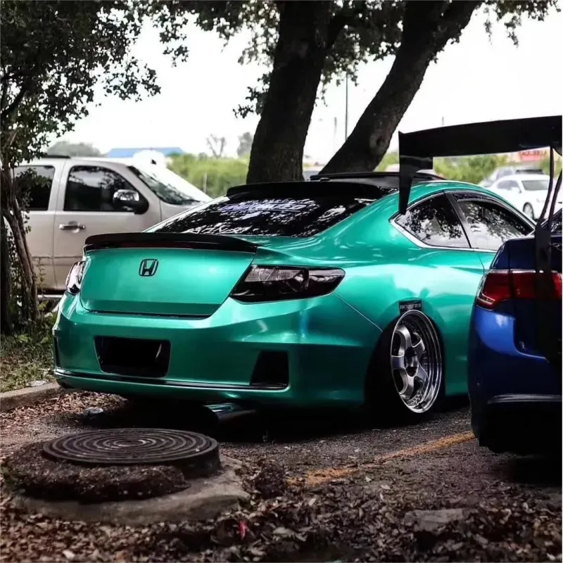 Ravoony Plus Metallic Paint Emerald Green Car Vinyl Wrap