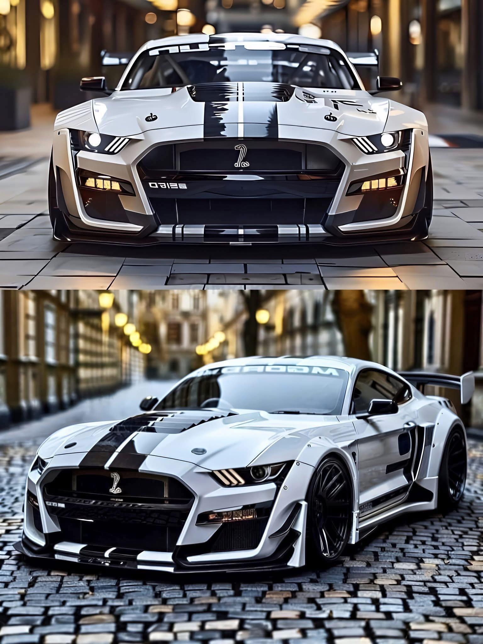 Black Car Stipes Decals DIY Design