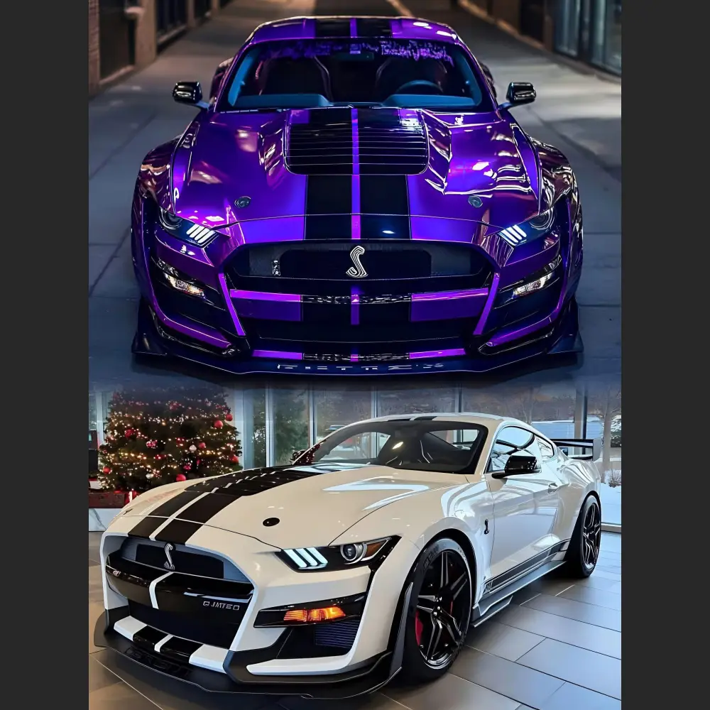 Black Car Stipes Decals DIY Design