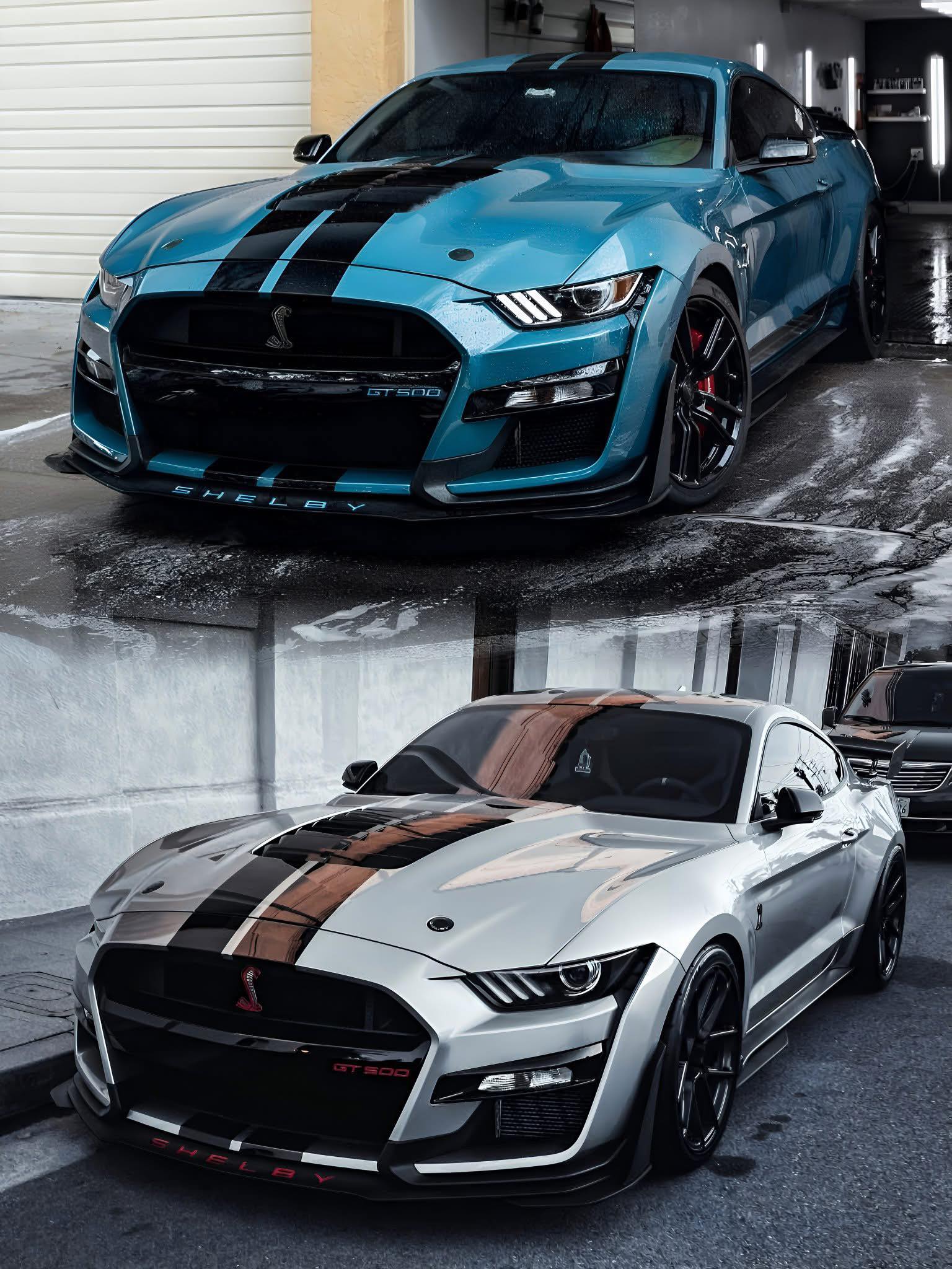 Black Car Stipes Decals DIY Design