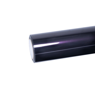 Ravoony Plus PET Gloss Metallic Gentian Purple Car Wrap 01