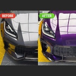 Ravoony Plus Gloss Ghost Midnight Purple Car Vinyl Wrap