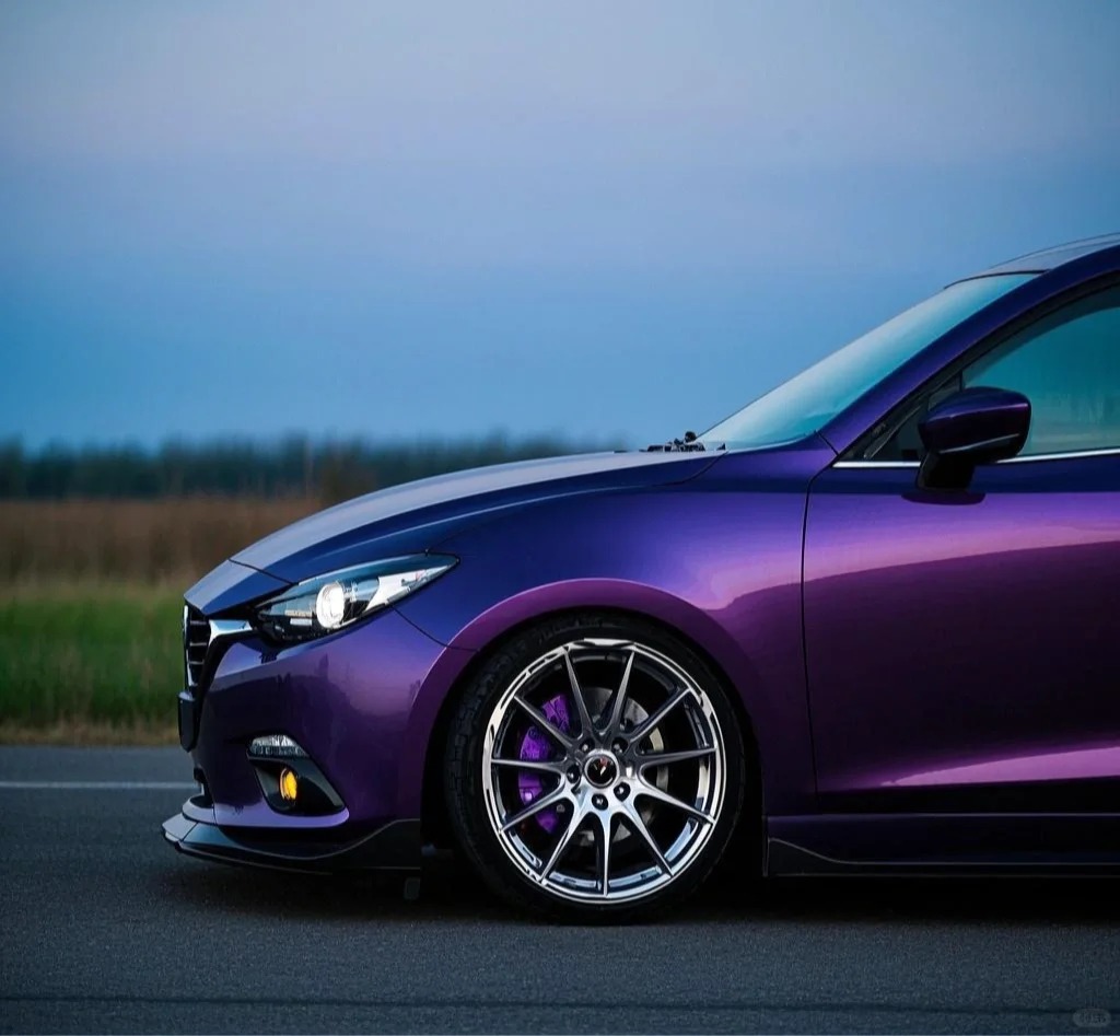 Ravoony Pro TPU Gloss Ghost Midnight Purple PPF Film