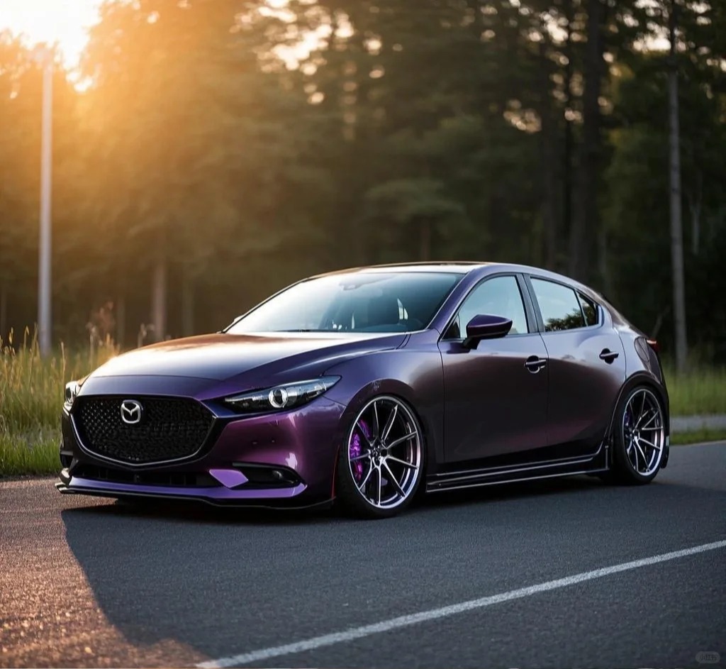 Ravoony Pro TPU Gloss Ghost Midnight Purple PPF Film