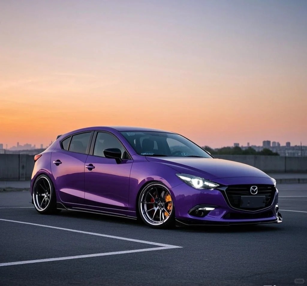 Ravoony Pro TPU Gloss Ghost Midnight Purple PPF Film