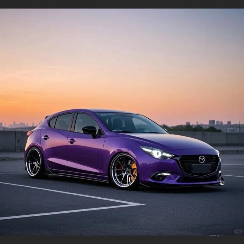 Ravoony Pro TPU Gloss Ghost Midnight Purple PPF Film