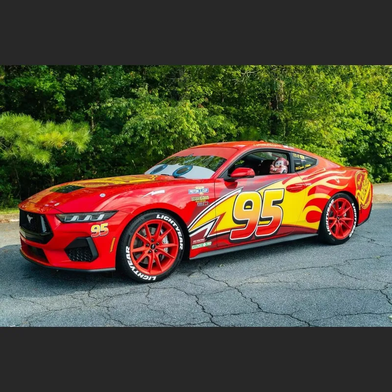 Ravoony Plus Customized Lightning Mcqueen Car Wrap