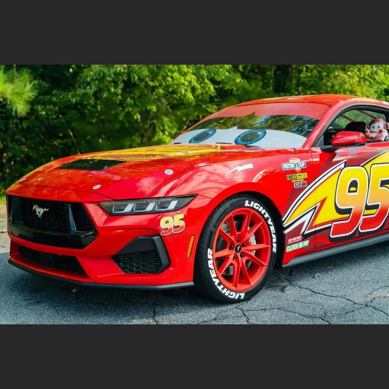Ravoony Plus Customized Lightning Mcqueen Car Wrap