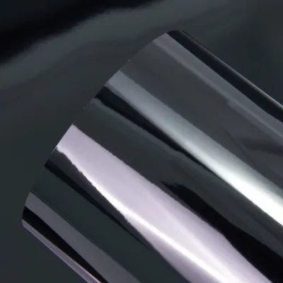Ravoony Basic PET Gloss Metal Chrome Titanium Car Vinyl Wrap 02