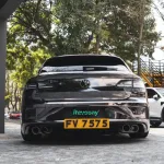 Ravoony Basic PET Gloss Metal Chrome Titanium Car Vinyl Wrap