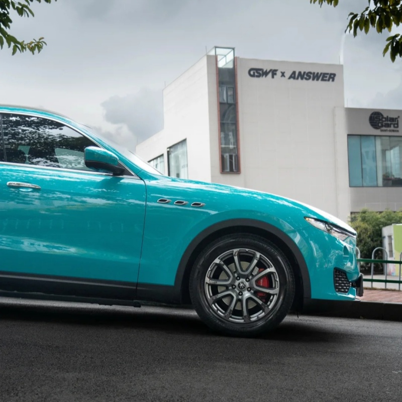 Ravoony Basic Gloss Bay Blue Vinyl Car Wrap