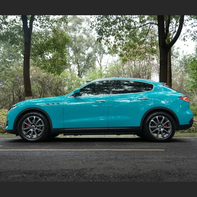 Ravoony Basic Gloss Bay Blue Vinyl Car Wrap
