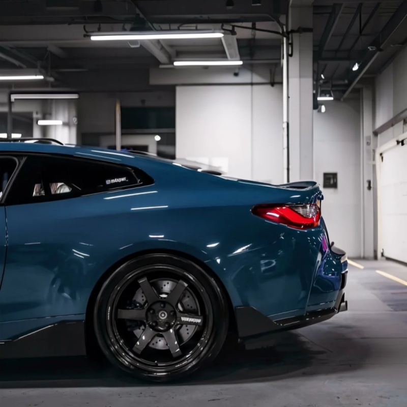 Ravoony Basic PET Gloss Butterfly Valley Blue Vinyl Car Wrap