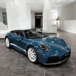 Ravoony Basic PET Gloss Butterfly Valley Blue Vinyl Car Wrap